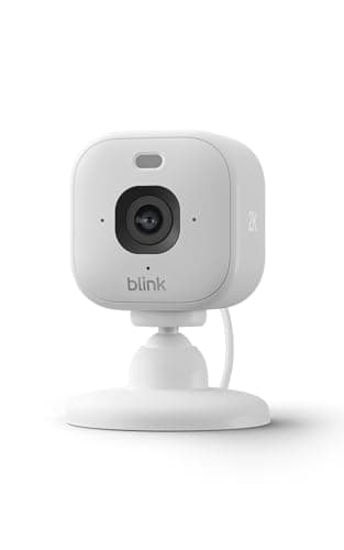 Image of Blink Mini 2K+ (newest gen) Indoor Plug-in Home Security Camera | Pet camera with 2K video resolution | 4x Zoom | Colour night vision | Works with Alexa | 1 camera – White