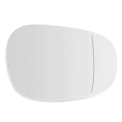 Image of SENZEAL Wing Mirror Glass Heated Right Driver Side for BMW 1 3 Series E81 E88 E90 E91 E92 E93 LCI 2009-2012 51167252894 (Right)
