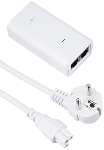 Image of Ubiquiti PoE adapter, white (POE-24-12W) [compatible with many PoE devices], POE 24-12W-WH