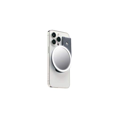 Image of JOBY Beamo Magnetic LED Ring Light for Phones, Compatible with iPhone MagSafe, Gray