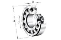 Image of FAG 1202-TVH-C3 Self Aligning Ball Bearing