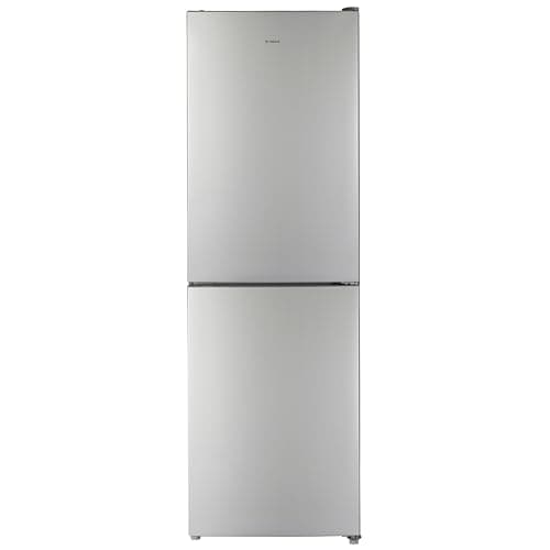 Image of Teknix 60cm Freestanding Fridge Freezer - 310L Capacity - Frost Free - Digital Controls - Silver, H186.0 x W59.5 x D59.0 (cm) - FF1860S/E