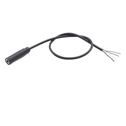 Image of SFCHEN 1pcs 2.5/3.5MM 2 3 Pin 4 Core Male Female Audio Extension Cable Aux Connector Header Line Mono Stereo 3 4 Cables DIY Audio (Four Wire Female,2.5mm)