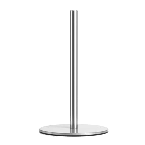 Image of Kitchen Roll Holders Silver Free Standing Paper Towel Holder, Premium Stainless Steel Kitchen Rolls Organizer
