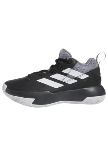 Image of adidas Unisex Kids Cross 'Em Up Select Shoes, Core Black/Cloud White/Grey Three, 2.5 UK