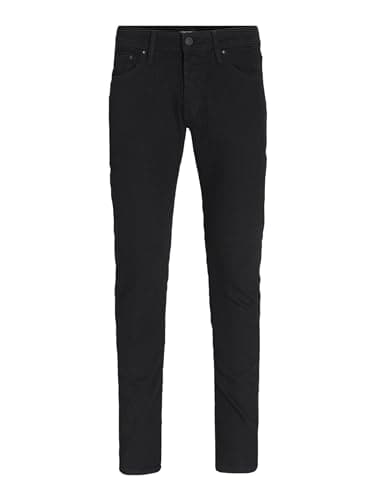 Image of Jack & Jones Men's Jjiglenn Jjoriginal Am 817 Noos Jeans, Black Denim, 34W / 34L