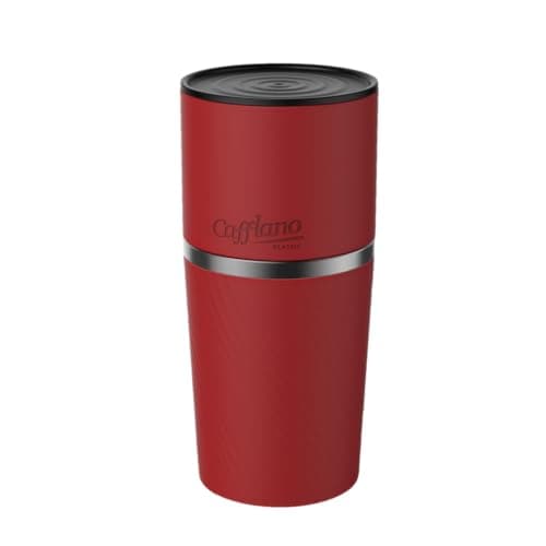 Image of Cafflano Klassic, All-in-One Pour-over Coffee Maker, Red
