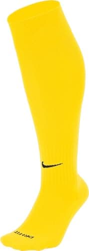 Image of NIKE Unisex Classic 2 Cushioned Soccer Socks, Tour Yellow/Black, S UK