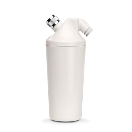 Image of Aquasana Shower Filter for Shower Head - Reduces Over 90% of Chlorine from Hard Water - Carbon & KDF Filtration Media - Soften Skin & Hair - For Use with Existing Shower Head - AQ-4100NSH