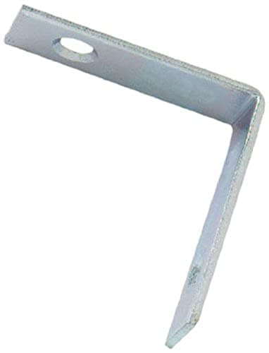 Image of Merriway® BH01107 (10 Pcs) Bright Zinc Plated Corner Braces Brackets Plates, 25 mm (1 Inch) - Pack of 10 Pieces