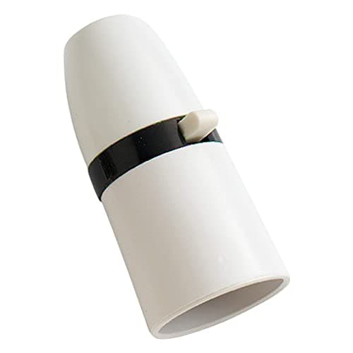 Image of Merriway BH02820 Switched Cord Grip Lamp Holder, 13 mm , White