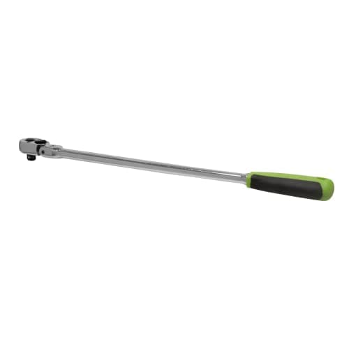 Image of Siegen S01208 Ratchet Wrench, 3/8 inch Sq Drive Ex Long Flex-Head Flip Reverse
