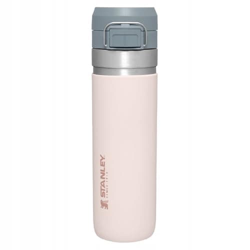 Image of STANLEY Quick-Flip Water Bottle 0.7L Water Bottle - Rose Quartz - OS