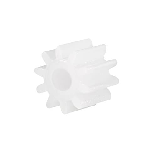 Image of sourcingmap 50pcs Plastic Gears White 10 Teeth Model 102A Reduction Gear Plastic Worm Gears for RC Car Robot