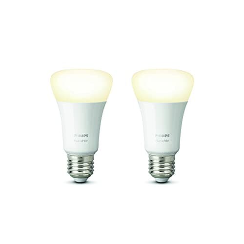 Image of Philips Hue White Smart Bulb Twin Pack LED [E27 Edison Screw] with Bluetooth. Works with Alexa and Google Assistant.