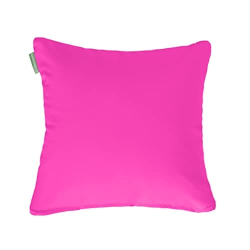 Image of Gardenista 18" Garden Scatter Cushion | Outdoor Water Resistant Garden Furniture Pillow | Soft and Comfy Patio Furniture Cushions | Throw Pillows for Sofa, Couch, Balcony - 1 Pack (Pink)