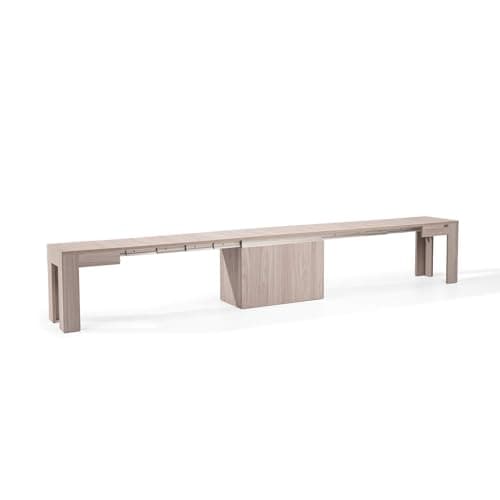 Image of Mobili Fiver, X Extendable Bench 67,5(292) x35,6 cm, Pearled Elm