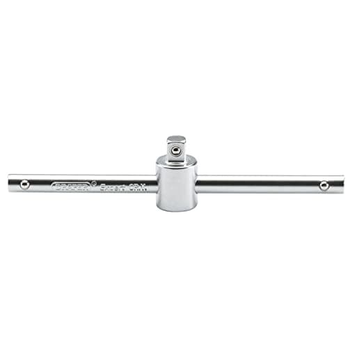 Image of Draper 16786 1/4-Inch Square Drive Satin Chrome Sliding T Bar