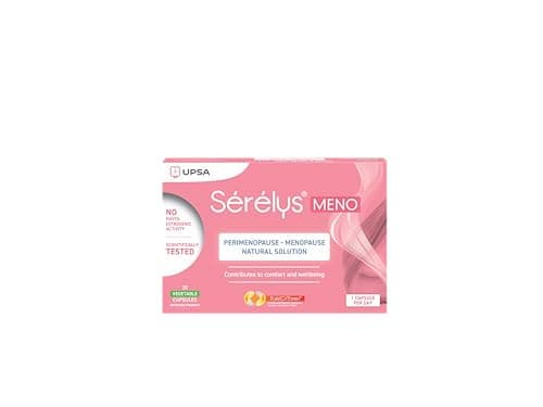 Image of Sérélys MENO Perimenopause & Menopause Supplements for Women - 30 Vegetarian Tablets with PureCyTonin Complex - Non-Hormonal Formula - Restless Sleep, Low Energy & Hot Flushes Relief | 1 Month Supply