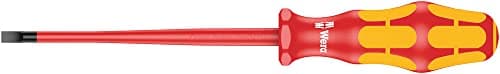 Image of Wera 05006442001 1 x 5.5 x 125 mm "160iS VDE" Insulated Screwdriver for Slotted Screws - Silver