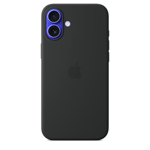 Image of Apple iPhone 16 Plus Silicone Case with MagSafe - Black 