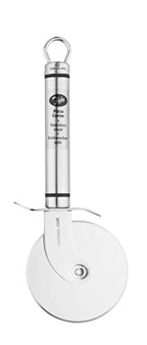Image of Tala Stainless Steel Pizza Cutter, Pizza Wheel Perfect for Cutting Freshly Cooked Pizza into Slices, Dishwasher Safe, 20.7 x 7.5 x 1.6 cm
