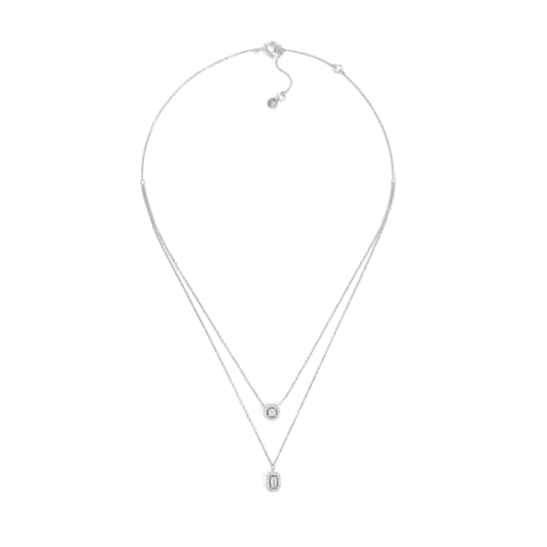 Image of Michael Kors Premium Women's Sterling Silver Necklace, MKC1745CZ040
