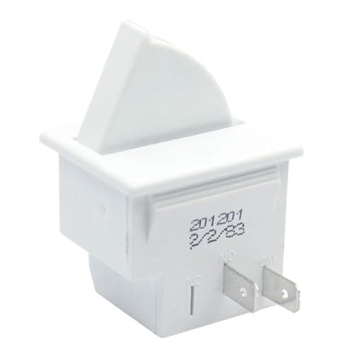 Image of 250v Control Normally for Household Refrigerators Switch Refrigerator Door 5a Switch Toggle Ac Light Closed/Normally Open 2-pin Switch Plastic Housing White(2 Normally Closed)