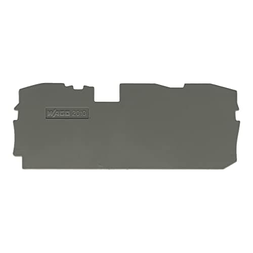 Image of WAGO 2010-1391 END PLATE, FOR 3 COND TB, GREY
