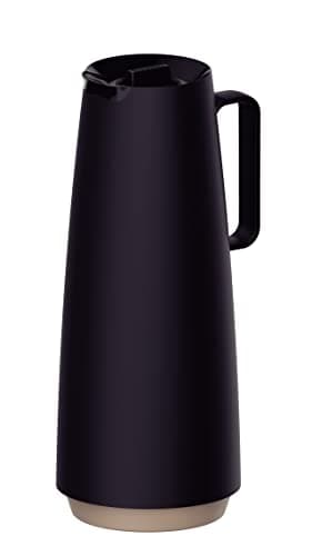 Image of Tramontina Thermal Flask with Interior Glass Container (Black, 1.0l)