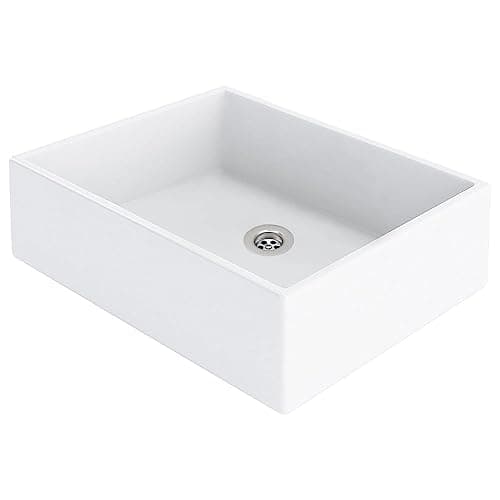 Image of LSC Intermediate White 500x400x145 Ceramic Belfast Butler Kitchen Sink & Waste