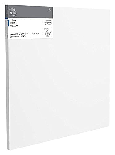 Image of Winsor & Newton 100 x 100 cm Professional Cotton Deep Edge Canvas (Pack of 1)