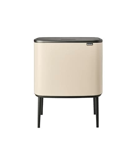 Image of Brabantia Bo Touch Bin - 36L Inner Bucket (Soft Beige) - Waste Kitchen Bin - Soft-touch