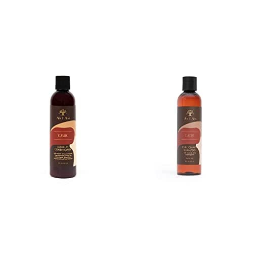 Image of As I Am Leave-In Conditioner, 237ml/8 fl oz. & Curl Clarity Shampoo, 237ml/8 oz.