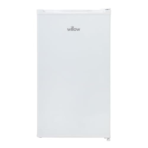 Image of Willow W48UCLW 94L Small Under Counter Fridge with Recessed Handle, Adjustable Thermostat, Reversible Door, Interior Light - White
