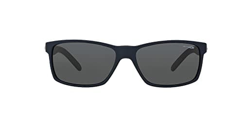 Image of ARNETTE Men's 4185 0AN4185 218887 58 Rectangular Sunglasses 58, Fuzzy Navy/Gray