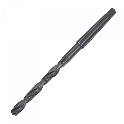 Image of sourcing map 10.1mm Twist Bit Jobber Drill Bit with MT1 Morse Taper Shank, 90mm Flute Length High-speed Steel Black Oxide Taper Shank Drill Bits