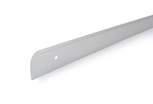 Image of Kitchen WORKTOP Edging Trim Strip Aluminium END Cap Left 40MM