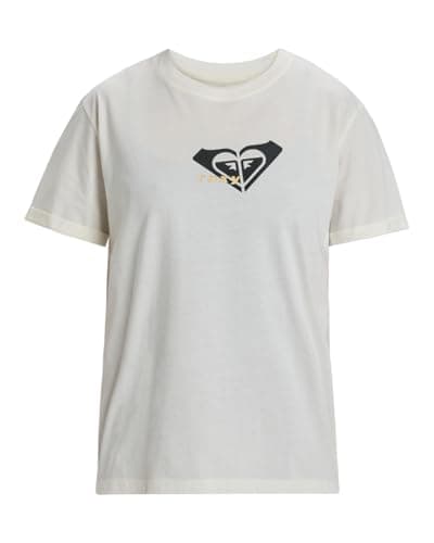 Image of Roxy Short-Sleeved T-Shirt OCEANREGULAR Corpo Young Womens White XXL