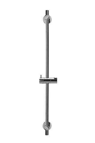 Image of Croydex AM182641 Flexi-Fix 800mm Shower Riser Rail with Adjustable Fixing Brackets, Chrome