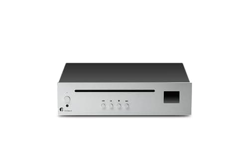 Image of Pro-Ject CD Box E, Ultra Compact Entry-Level CD Player with Real Red Book CD-DA Drive, Silver