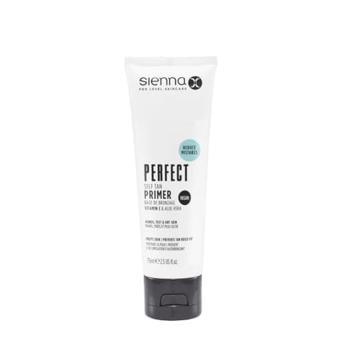 Image of Sienna X Perfect Self Tan Primer. Prep For A Flawless And Even Tan. Works With Mousse, Lotion, Mist For Perfect Results Every Time. Vegan, Quick Dry For Face And Body.