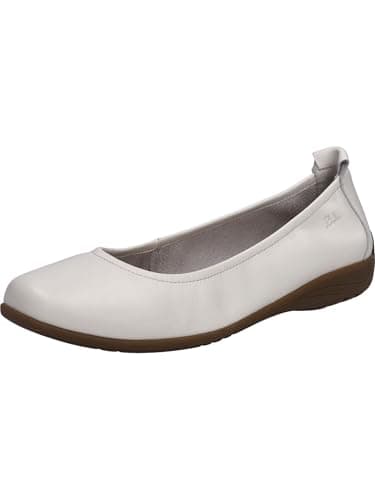 Image of Josef Seibel Women's Fenja 01 Ballet Flats, White, 6 UK
