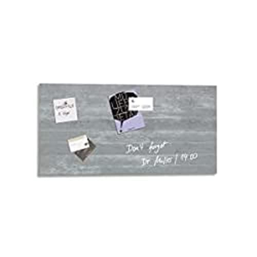Image of SIGEL GL148 Premium Glass magnetic Board, glossy surface, 91 x 46 cm, easy mounting, Grey - Artverum