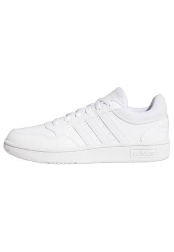 Image of adidas Women's Hoops 3.0 Low Classic Shoes, Cloud White/Cloud White/Dash Grey, 6 UK
