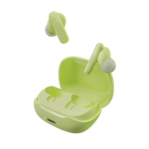 Image of Skullcandy Smokin' Buds True Wireless Earbuds with Supreme Sound, 50% Renewable Plastics and Microphone, 20 Hours Battery, Bluetooth Earbuds for iPhone, Android, and More - Matcha