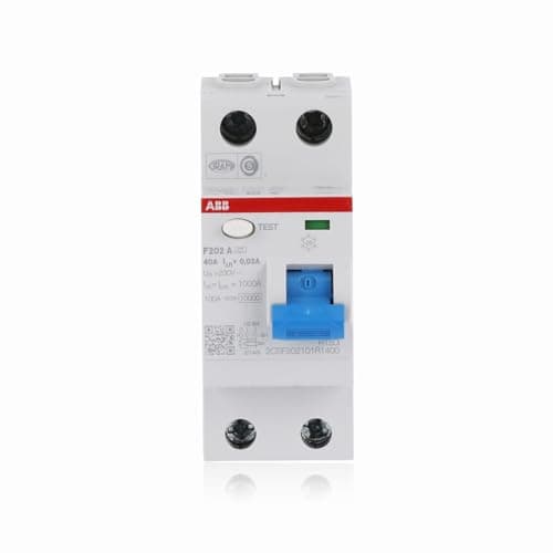 Image of ABB F202A-40/0,03 Residual-Current Circuit Breaker, 4-Pole