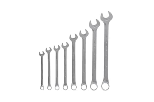 Image of GEDORE 8-pc. Combination spanner set, AF 8-19 mm, Offset, Bi-hex, UD profile, Spanner set, 1 B-080