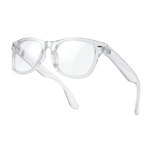 Image of Komonee Clear Drifter Sunglasses Classic Style Retro Sun Shades Eye Glasses UV400 Protection Unisex For Men Women Golf Cycling Sports Fishing Travel