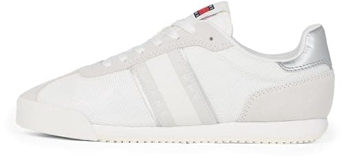 Image of Tommy Jeans Women’s Profile Low Top Runner Trainers, White (Ecru), 7